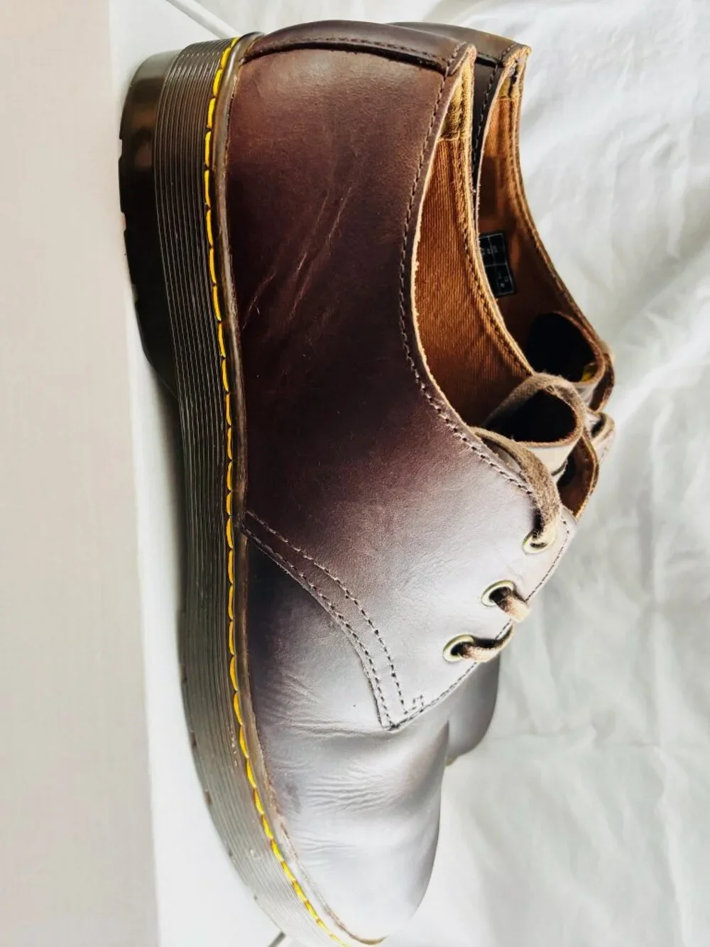 Dr. Martens Coronado Brown Leather Oxford Shoes Men's Size 12 Casual Lace Up